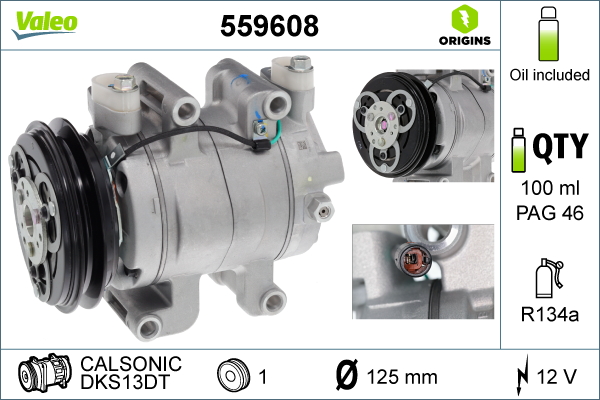 Valeo Airco compressor 559608