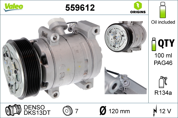 Valeo Airco compressor 559612