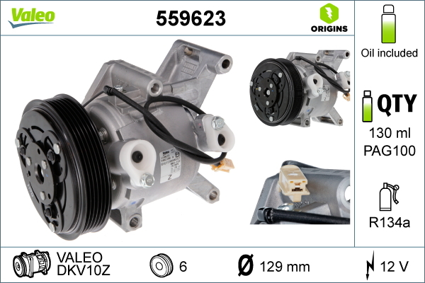 Valeo Airco compressor 559623