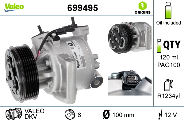 Valeo Airco compressor 699495