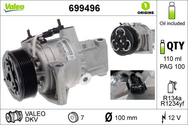 Valeo Airco compressor 699496