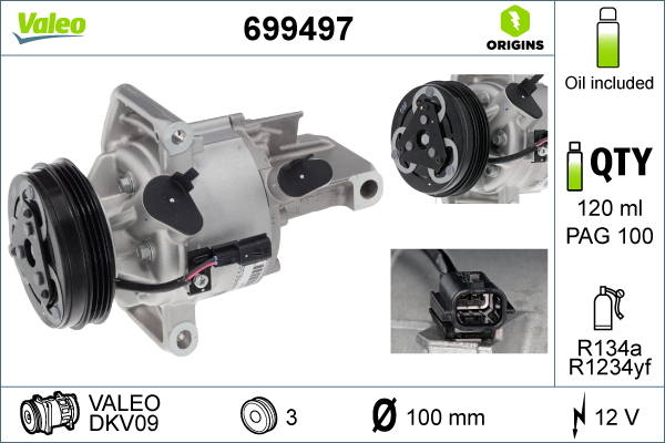 Valeo Airco compressor 699497