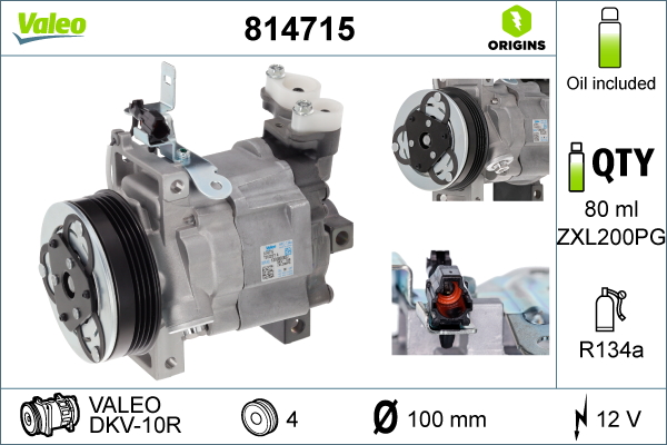 Valeo Airco compressor 814715