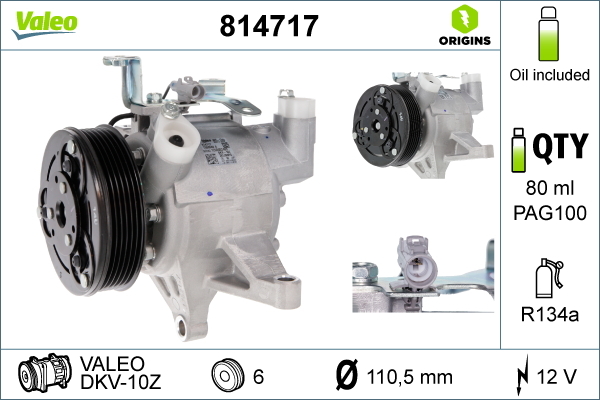 Valeo Airco compressor 814717