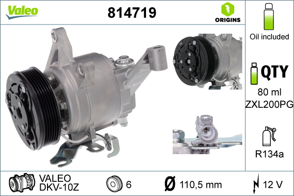 Valeo Airco compressor 814719