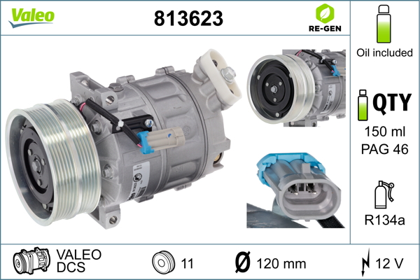 Valeo Airco compressor 813623
