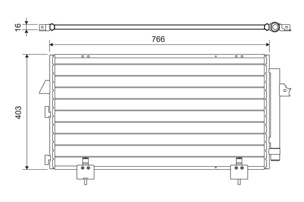 Valeo Airco condensor 814218