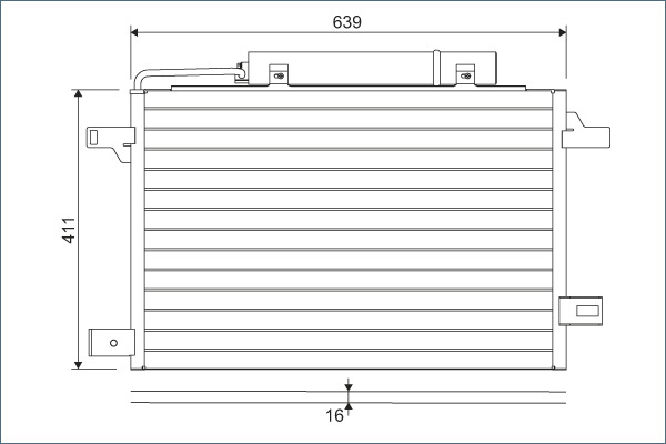 Valeo Airco condensor 814249