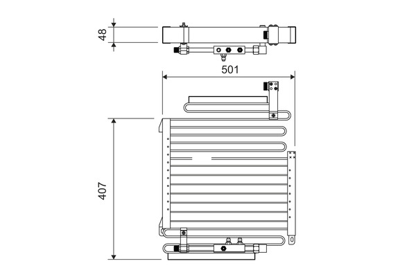 Valeo Airco condensor 814288