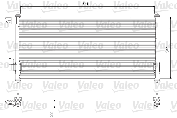 Valeo Airco condensor 814383