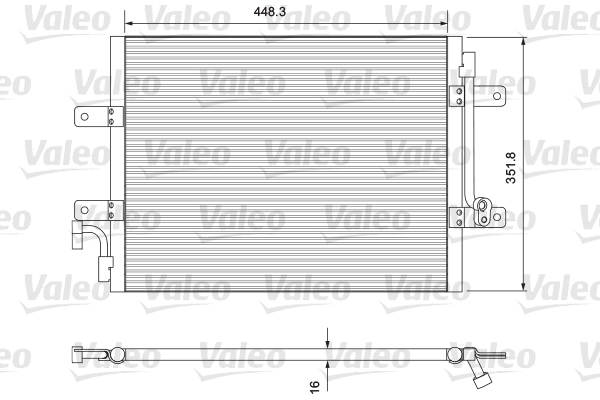 Valeo Airco condensor 814384