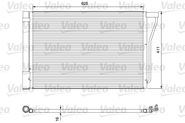 Valeo Airco condensor 814388