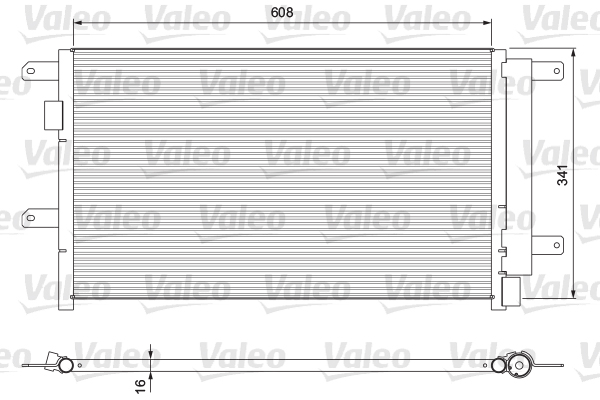 Valeo Airco condensor 815089