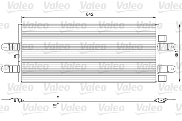 Valeo Airco condensor 815093