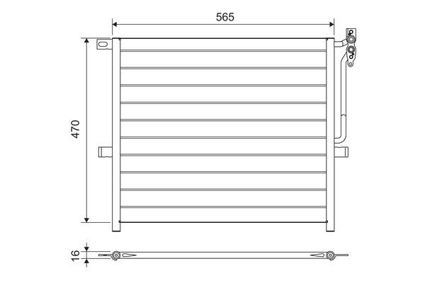 Valeo Airco condensor 817383