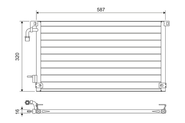 Valeo Airco condensor 817655