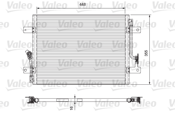 Valeo Airco condensor 818065