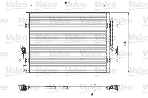 Valeo Airco condensor 818066