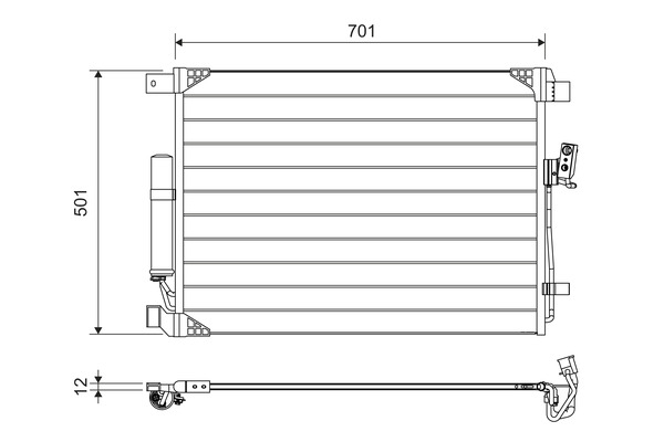 Valeo Airco condensor 822605