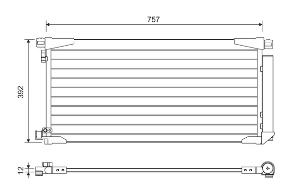 Valeo Airco condensor 822607