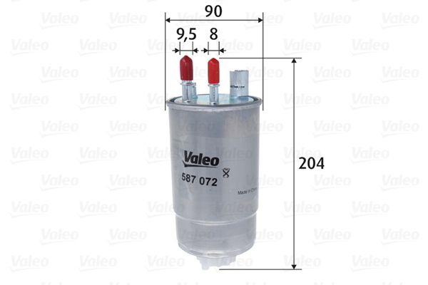 Valeo Brandstoffilter 587072