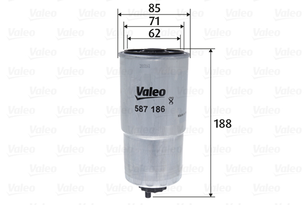 Valeo Brandstoffilter 587186