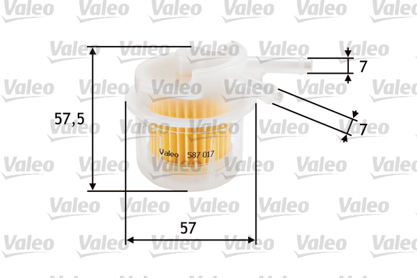 Valeo Brandstoffilter 587017