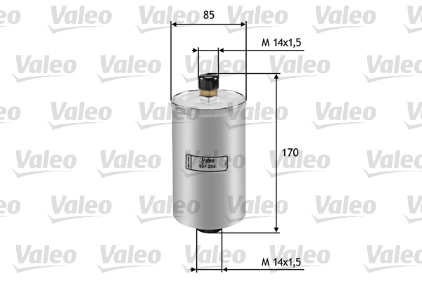 Valeo Brandstoffilter 587204