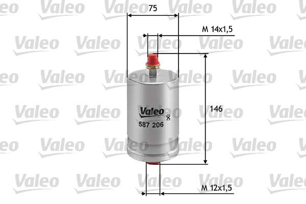 Valeo Brandstoffilter 587206