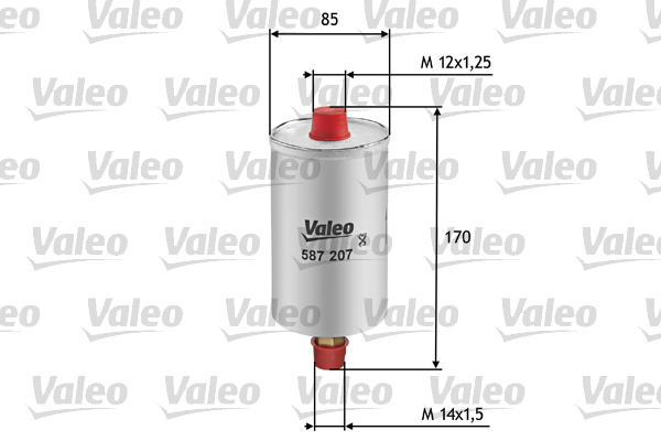 Valeo Brandstoffilter 587207