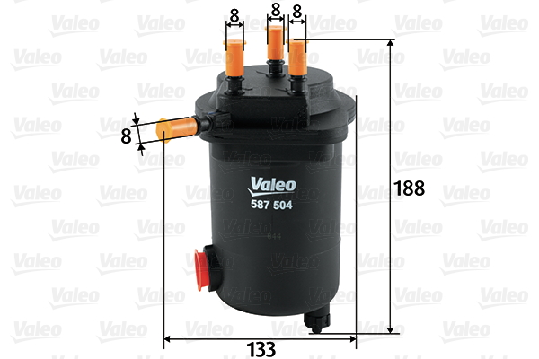 Valeo Brandstoffilter 587504