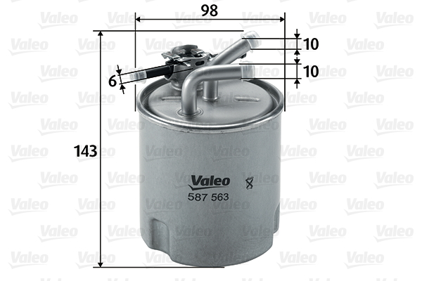 Valeo Brandstoffilter 587563