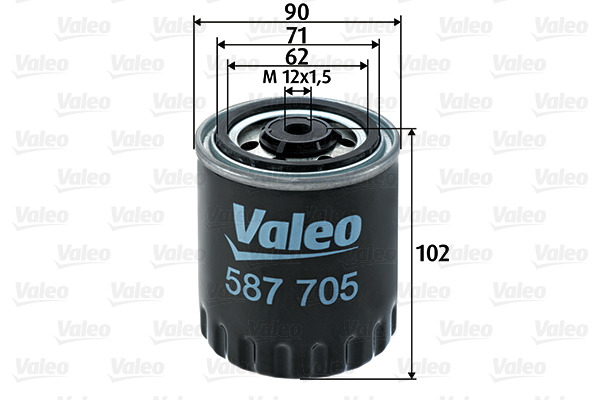 Valeo Brandstoffilter 587705