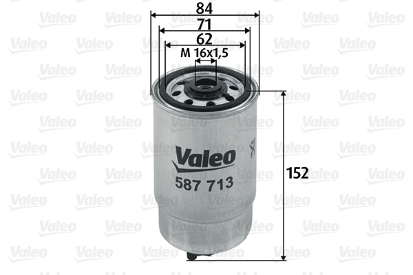 Valeo Brandstoffilter 587713