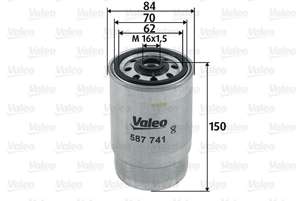 Valeo Brandstoffilter 587741