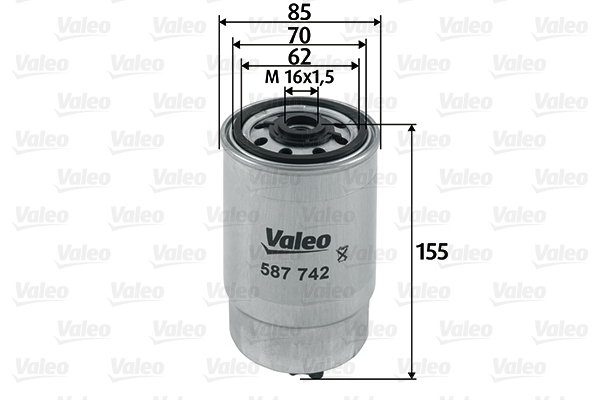 Valeo Brandstoffilter 587742