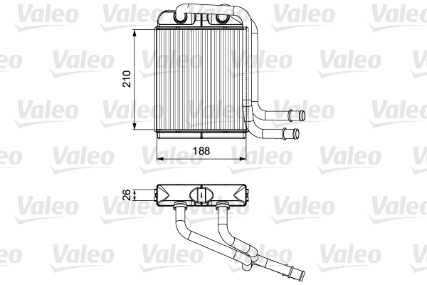 Valeo Kachelradiateur 811524