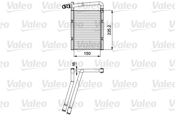 Valeo Kachelradiateur 811548