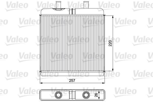 Valeo Kachelradiateur 812340