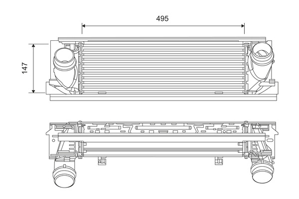 Valeo Interkoeler 818262