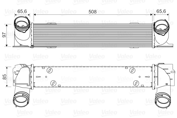 Valeo Interkoeler 818553