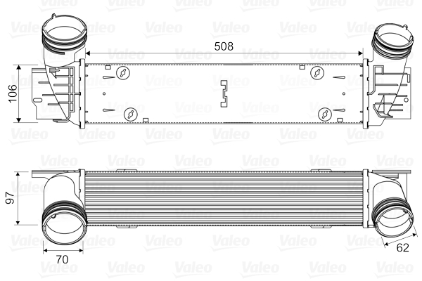 Valeo Interkoeler 818594