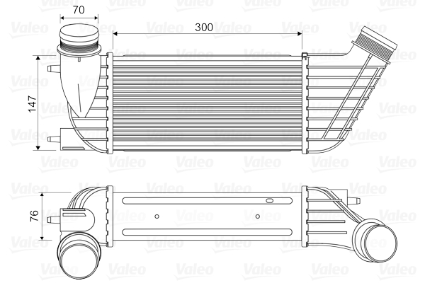 Valeo Interkoeler 818651