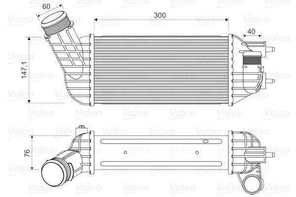 Valeo Interkoeler 818652