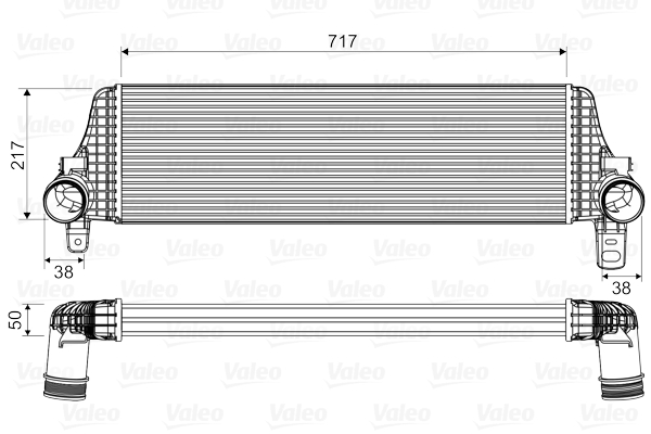 Valeo Interkoeler 818659