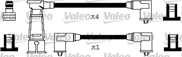 Valeo Bougiekabelset 346265