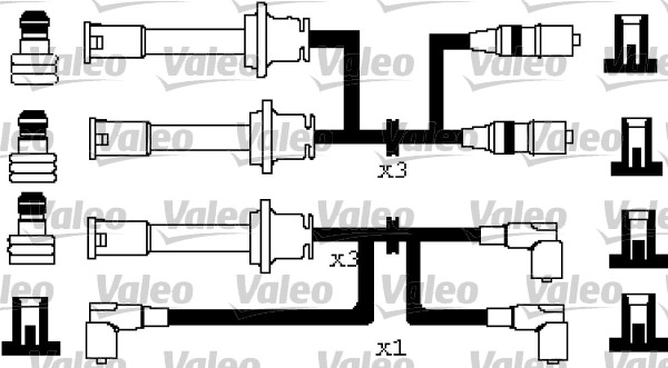 Valeo Bougiekabelset 346214