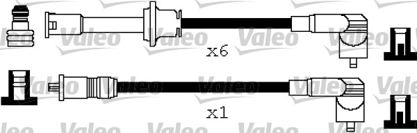 Valeo Bougiekabelset 346207