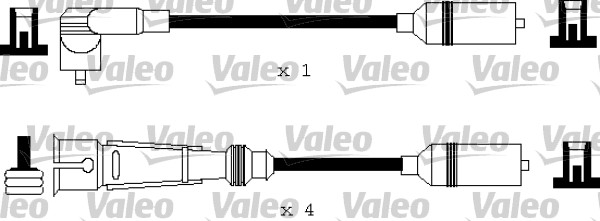 Valeo Bougiekabelset 346179