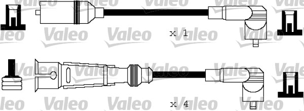 Valeo Bougiekabelset 346120